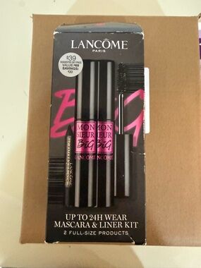 Lancome Monsieur Big Mascara & Drama Eyeliner Kit - Hot Pink Packaging